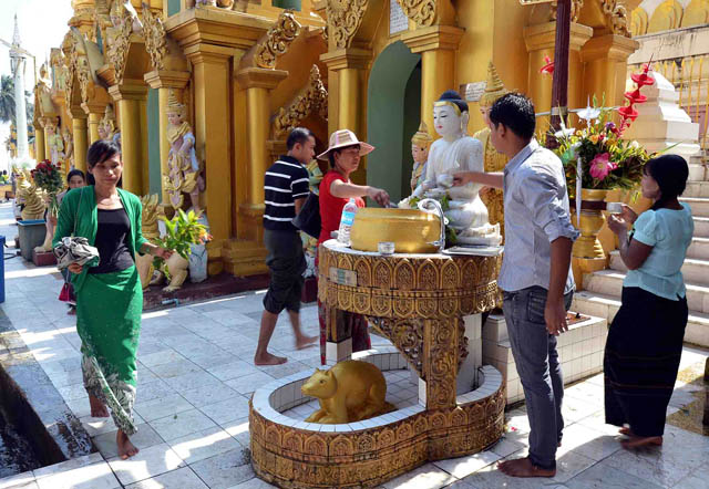 Chùa Vàng Shwedagon ở Yangoon -23